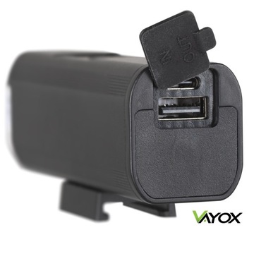 LAMPKA ROWEROWA PRZEDNIA LAMPA OŚWIETLENIE DO ROWERU LED USB-C 1300lm VAYOX