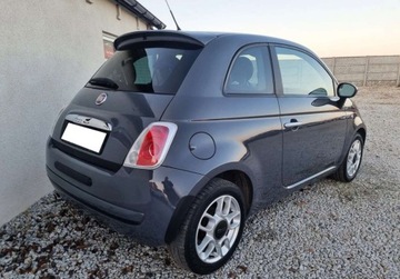 Fiat 500 II Seria 1 1.2 69KM 2011 Fiat 500 SLICZNY 1.2 Benzyna BOGATA WERSJA Oryginal ZADBANY Serwis 2012r G, zdjęcie 3