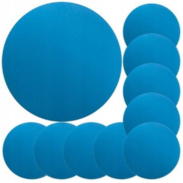 PAPIER ŚCIERNY WODNY NA RZEP KRĄŻKI DEERFOS 125mm P280 - 10 SZTUK