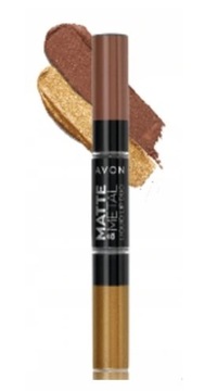 AVON podwójna szminka w płynie do ust NUDE GLAMOUR