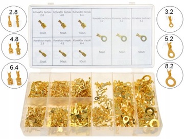 Разъемы Штыри Проушины для электрического кабеля Автомобильный набор 450 шт.