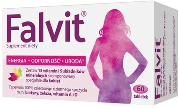FALVIT 60 tabl. witaminy i minerały dla DLA KOBIET