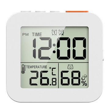 Cyfrowy zegar łazienkowy Prysznic Timer Termometr Higrometr Zegar ścienny