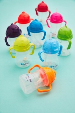 B.Box Бутылка с трубочкой 240мл Черника