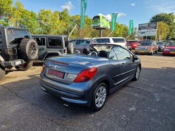 Peugeot 207 CC 1.6 VTi 120KM 2007 Peugeot 207 CC 1.6 Benzyna 120 KM, Cabrio, Klima, zdjęcie 3