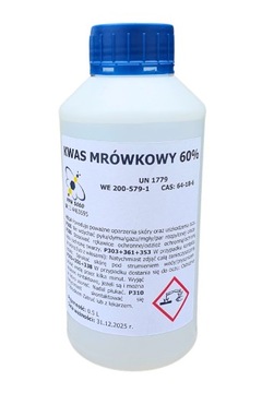 Kwas Mrówkowy 60% 500 ml SOLO do zwalczania Warozy roztwór kwasu mrówkowego