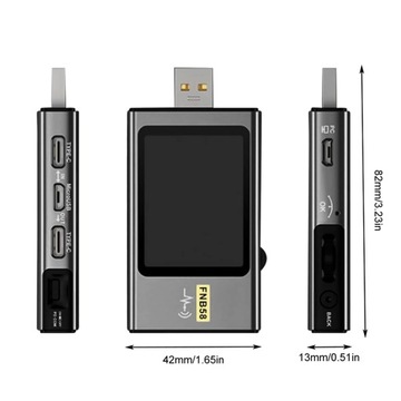 USB-тестер FNB58, цифровой вольтметр, тестер тока USB Type-C, быстрая зарядка