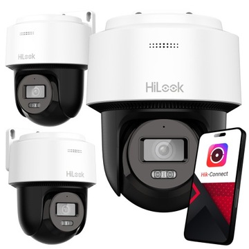 Kamera Obrotowa IP 4Mpx HiLook PTZ-N4MP-P Hybrid Light POE Detekcja MicroSD