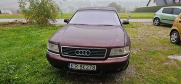 Audi A8 D2 Sedan 4.2 40V quattro 310KM 2000 Bordowe AUDI 4.2 quattro alcantara jasne wnętrze, zdjęcie 5
