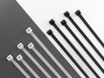 Зажимные полосы, черные тричины 100 ПК. 100x2,5