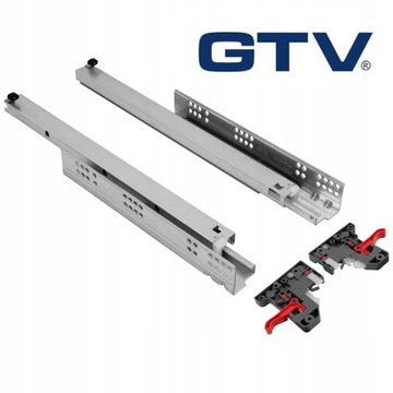 GTV PROWADNICA DOLNEGO MONTAŻU MODERN SLIDE 3D L400 PEŁNY WYSUW