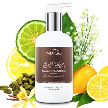 BALSAM DO CIAŁA INDIGO BLACK MADONNA SHIMMER BODY LOTION ZAPACHOWY 300ml