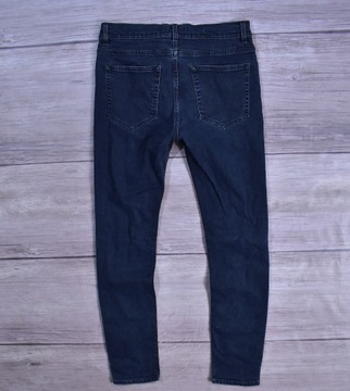 ACNE STUDIOS Ace Blue Black Jeansy Męskie W32 L32