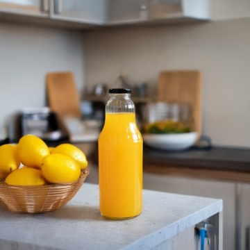25x FRUIT 1 л стеклянная бутылка для сока сок молоко 1000 мл + крышка