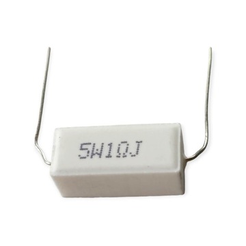 AX5W-1R REZYSTOR CEMENTOWY 1Ohm 5W 5% 10x9x22MM