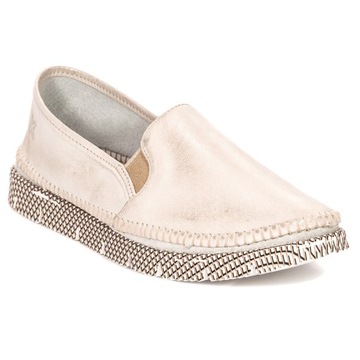 Maciejka Półbuty buty skórzane złote 03512-25 r.40