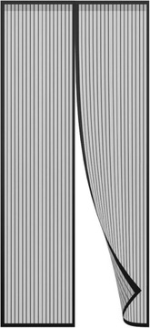 MOSKITIERA MAGNETYCZNA NA DRZWI CZARNY 80x200cm