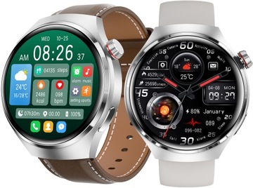 SMARTWATCH DAMSKI ZEGAREK POMIAR CUKRU GLUKOZA TEMPERATURA ROZMOWY 2paski