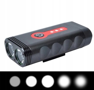 ВЕЛОСИПЕДНАЯ ЛАМПА ПЕРЕДНИЙ ФОН USB СВЕТОДИОДНЫЕ ФАРЫ