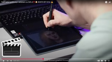 Профессиональный графический планшет BOSTO BT-101A 10.1'' для обучения