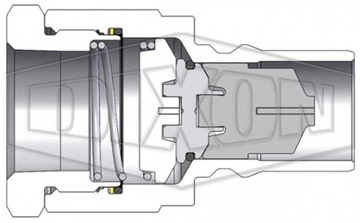 Разъем DIXON H10F10-S ISO-B