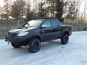 Toyota Hilux 7 багажник на крышу, палатка-платформа