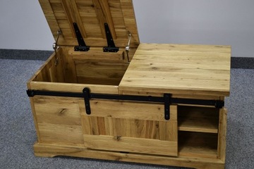 Деревянный сундук ДУБ, дуб, 102x52x48 см