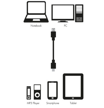 Typhoon USB 2.0 Высокоскоростной зарядный кабель синхронизации Micro 1 м