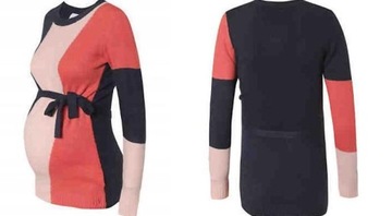 W5D101*MAMALICIOUS SWETER CIĄŻOWY CASUAL 38 M B01