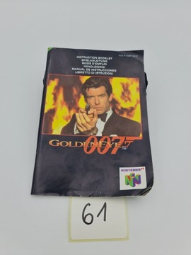 NINTENDO 64 GOLDEN EYE 007 КАРТОННАЯ КОРОБКА