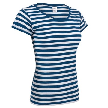 KOSZULKA DAMSKA W PASKI T-SHIRT BAWEŁNA S