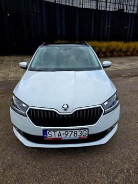 Skoda Fabia III Kombi Facelifting 1.0 TSI 95KM 2021 Skoda Fabia 1,0 panorama serwis ASO, bezwypadkowy, zdjęcie 5