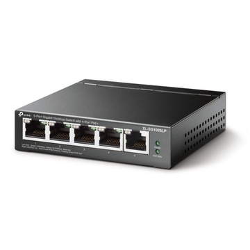 Коммутатор TP-LINK TL-SG1005LP Настольный 4-портовый PoE+