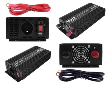 Конвертер 12 В на 230 В 1000 Вт/2000 Вт Вольт Полска