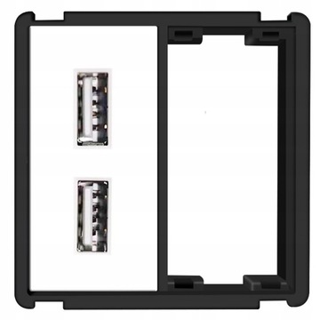 Gniazdko ścienne moduł USB 2x 2,4A system RTX SH