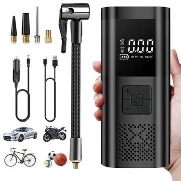 Elektrická Pumpa Automobilová Air Powerbank S LCD
