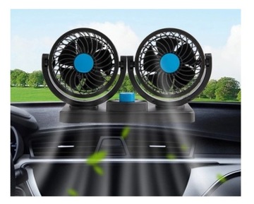 МОЩНЫЙ ВЕНТИЛЯТОР, ДВОЙНОЙ АВТОМОБИЛЬНЫЙ ВЕНТИЛЯТОР, 12 В