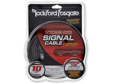 Rockford Fosgate RFI-10 - Kabel sygnałowy INTERKONEKT RCA 3m