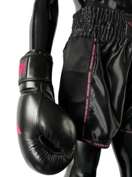 МУАЙ ТАЙ КИКБОКСИНГ ШОРТЫ ЧЕРНЫЙ РОЗОВЫЙ KACIEJPRO ВЫСОКОЕ КАЧЕСТВО РАЗМЕР XS