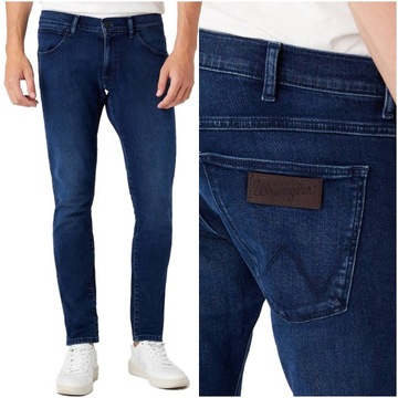 Męskie spodnie jeansowe rurki Wrangler BRYSON W32 L32