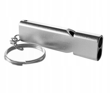 GWIZDEK ALUMINIOWY ALARMOWY BRELOK 120dB PODWÓJNY