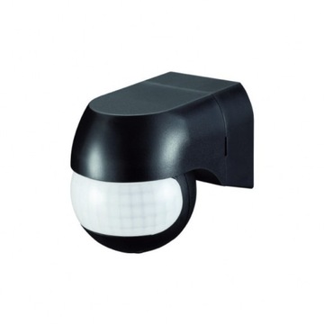 Czujnik Ruchu PIR Zewnętrzny IP44 Regulowany Czarny