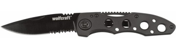 NÓŻ nożyk SCYZORYK SKŁADANY SURVIVAL Wolcraft 21cm