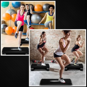 STEP DO ĆWICZEŃ AEROBIKU FITNESS STOPNIE STEPPER Podest Modułowy