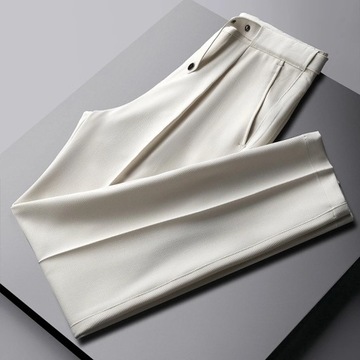 Office Pant Solid Color Dress Pant Erkek Pantolon