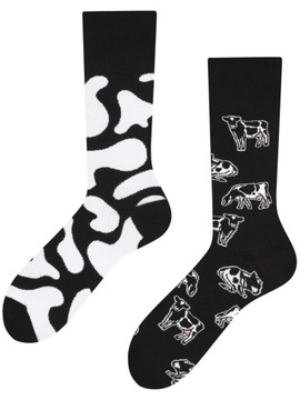 Skarpety kolorowe TODO SOCKS Wow Cow Krowa 43-46