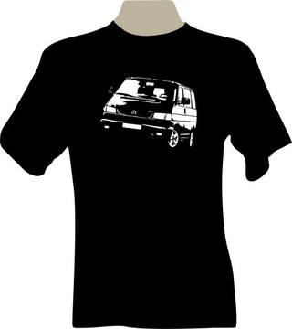 KOSZULKA T-shirt z nadrukiem fana VW T4 Caravelle