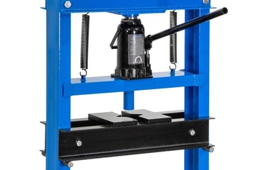 ГИДРАВЛИЧЕСКИЙ ПРЕСС-НАСОС 20 Т РУЧНОЙ ЦИЛИНДРОВОЙ НАСОС ДЛЯ МАСТЕРСКОЙ 2x ПЛАСТИНЫ