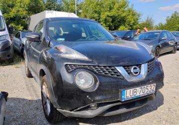 Nissan Juke I 2015 Nissan Juke 2015r, 1.2 Benzyna. Uszkodzony lewy bok. Jezdzi. 1.2 Benzyna, zdjęcie 1