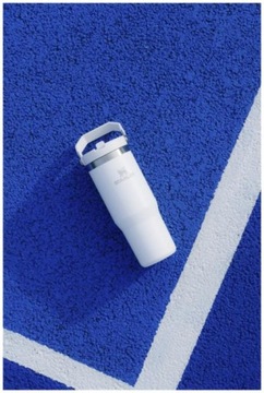 Kubek termiczny Stanley IceFlow Flip Straw 0,89 l biały